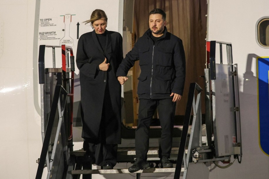 Poważny incydent dronowy z udziałem samolotu Wołodymyra Zełenskiego /PAUL FAITH/AFP/East News /East News