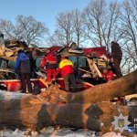 Poważny wypadek autokaru relacji Kijów-Wiedeń. Są ranni