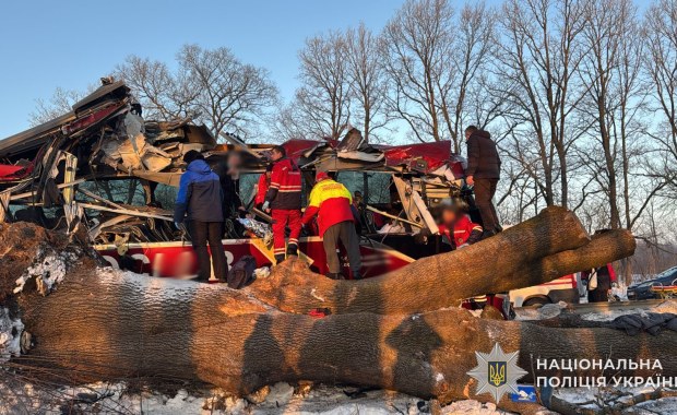 Poważny wypadek autokaru relacji Kijów-Wiedeń. Są ranni