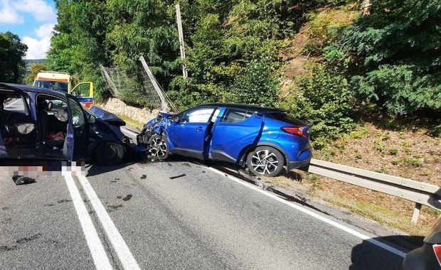 Poważny wypadek koło Czchowa. 11 poszkodowanych, w tym dwoje dzieci