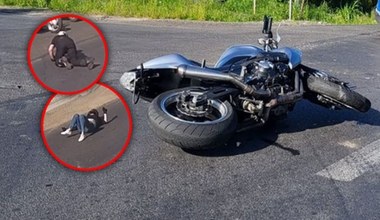 Poważny wypadek motocyklistów. Boli od samego patrzenia na nagranie