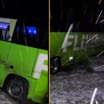 Poważny wypadek na A4. Autokar wypadł z drogi