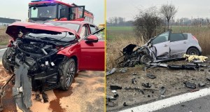 Poważny wypadek na DK 44. Pięć osób rannych