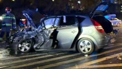 Poważny wypadek na Wisłostradzie w Warszawie. 6 osób rannych