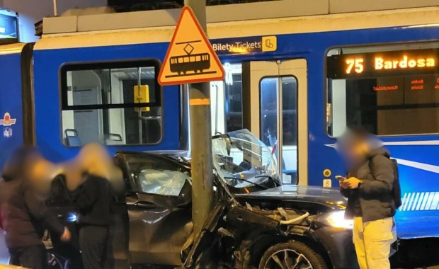 Poważny wypadek w centrum Krakowa