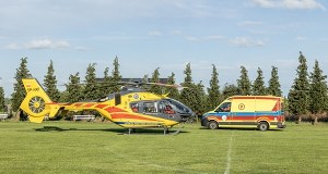 ​Poważny wypadek wójta w szkole. Spadł z wysokości