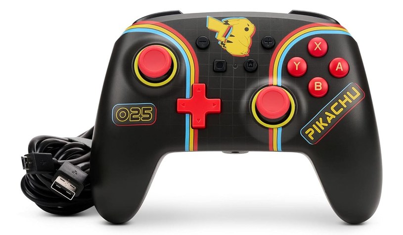 PowerA Enhanced Wired Controller – Pokémon: Pikachu Arcade /materiały prasowe