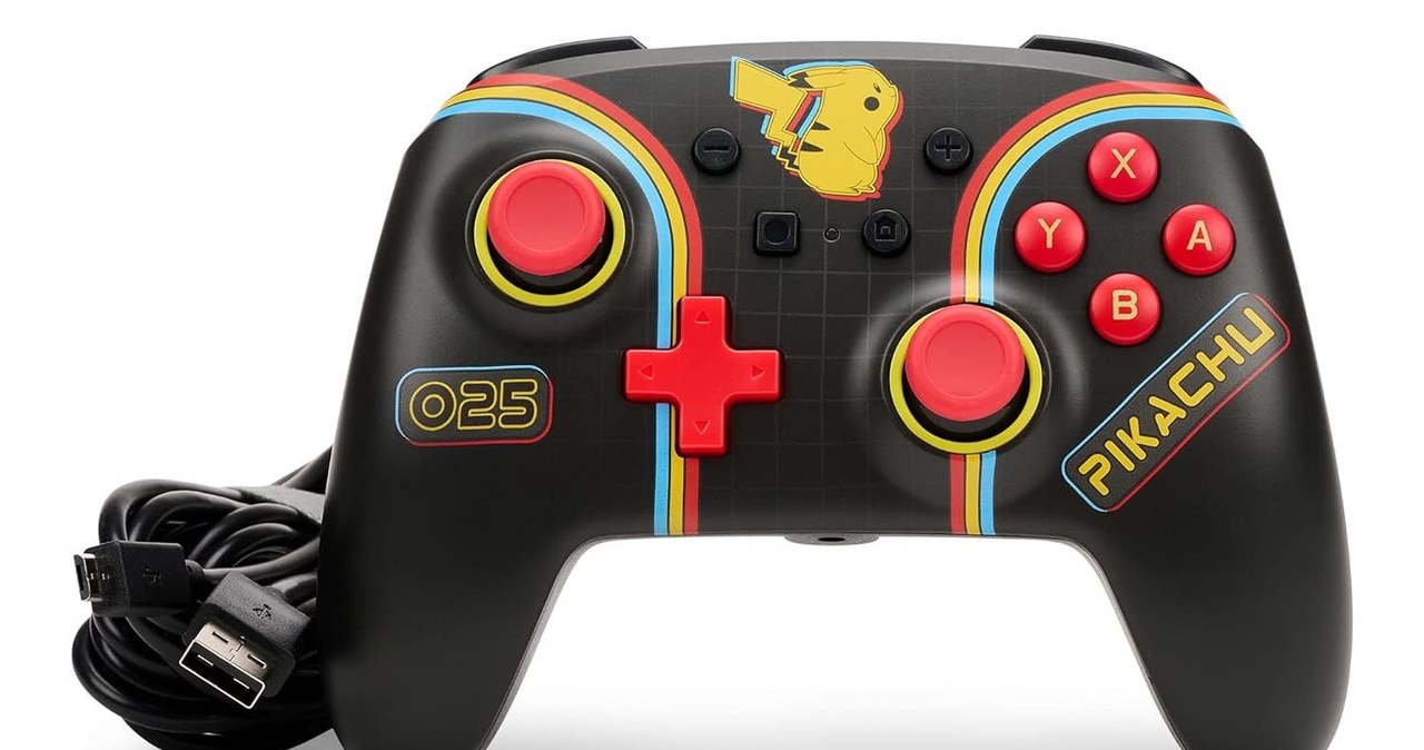 PowerA Enhanced Wired Controller – Pokémon: Pikachu Arcade /materiały prasowe