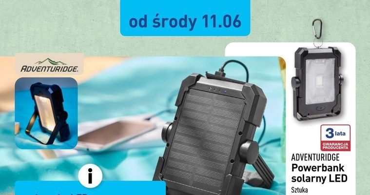 Powerbank solarny LED /Aldi /INTERIA.PL