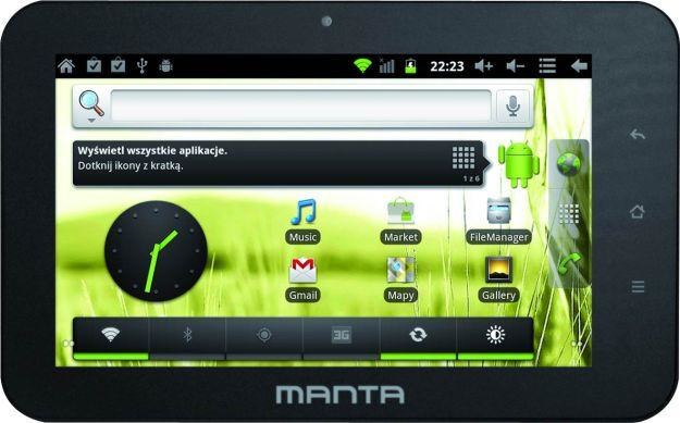 PowerTab MID 05 - tak prezentuje się nowy tablet Manty /Informacja prasowa