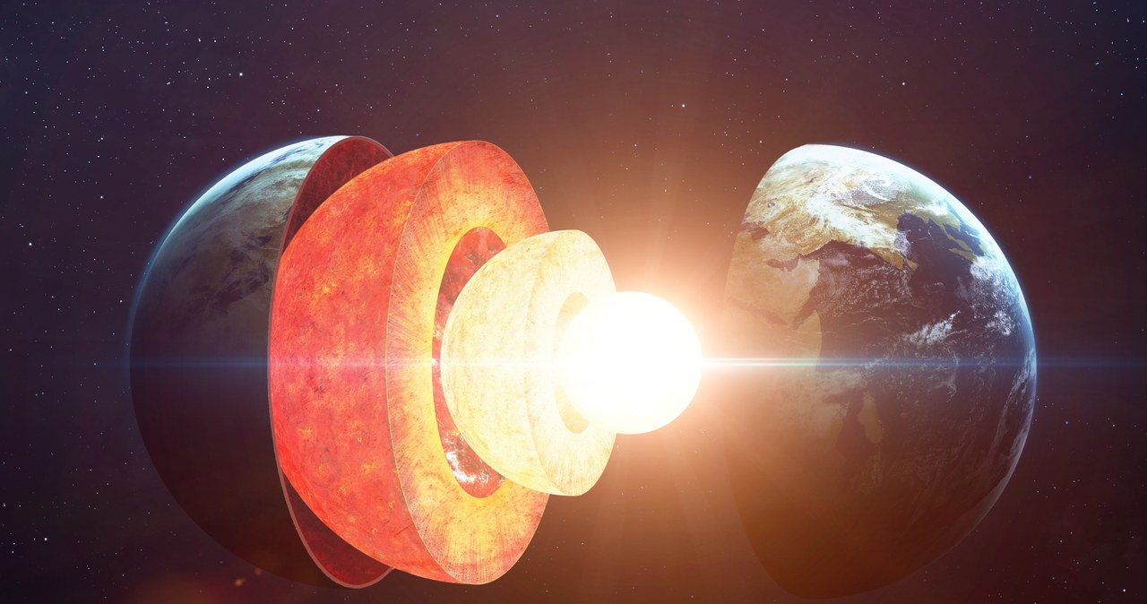 Powierzchnia wewnętrznego jądra Ziemi ma zbliżoną temperaturę, jaka panuje na powierzchni Słońca /123RF/PICSEL