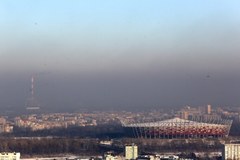 Powietrze, które widać... W niedzielę Warszawę przykrył potężny smog