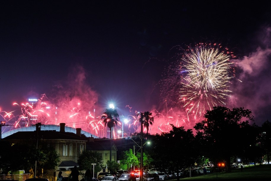 Powitanie 2026 roku w Australii. /PAP/EPA/MATT TURNER /PAP/EPA