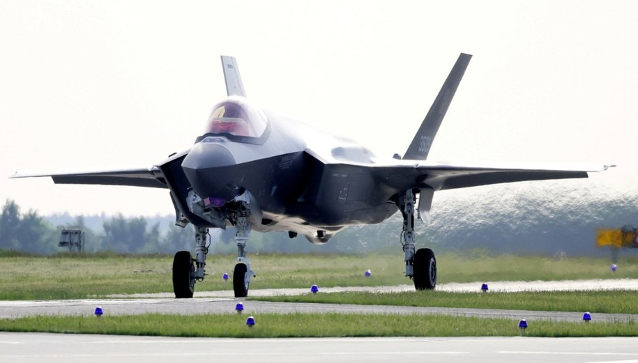 Powitanie F-35 w maju w Łasku /Adam Burakowski/East News /East News