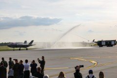Powitanie samolotów F-35 w bazie w Łasku