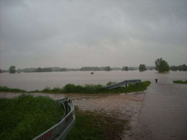 Powódź na Woli koło Pszczyny &nbsp; /Milena /RMF FM