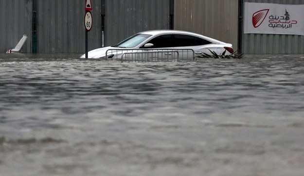Powódź w Dubaju /ALI HAIDER   /PAP/EPA