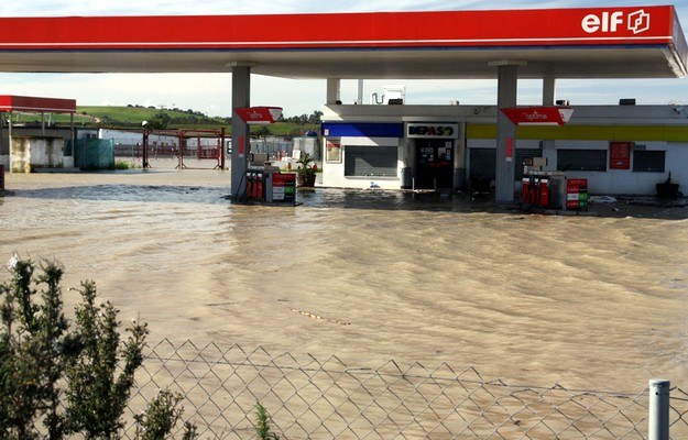 Powódź w okolicach Jerez /INTERIA.PL