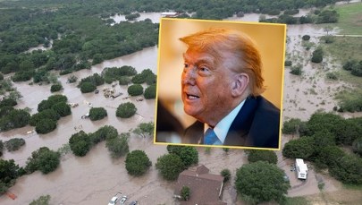 Powódź w Teksasie to był "akt Boga". Rzeczniczka Trumpa odpiera zarzuty