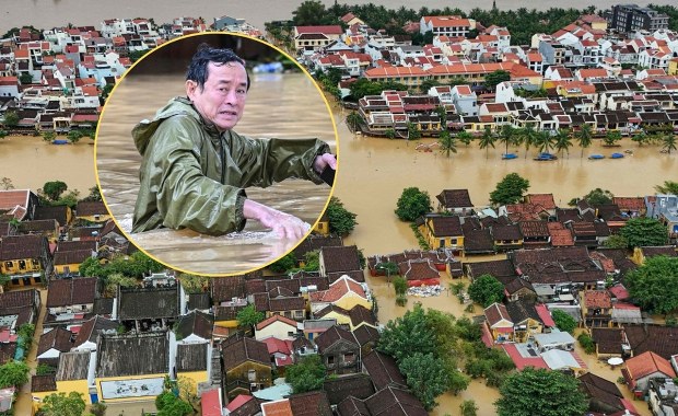 Powódź w Wietnamie. 35 ofiar śmiertelnych, zabytkowe miasto pod wodą [ZDJĘCIA]