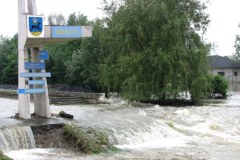 Powódź zagraża obozowi Auschwitz II - Birkenau