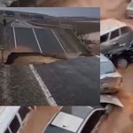 Powodzie w Turcji. Droga złamała się na pół