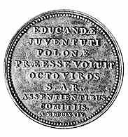 Powołanie Komisji Edukacji Narodowej, medal Johanna Philipa Holzhaeussera /Encyklopedia Internautica
