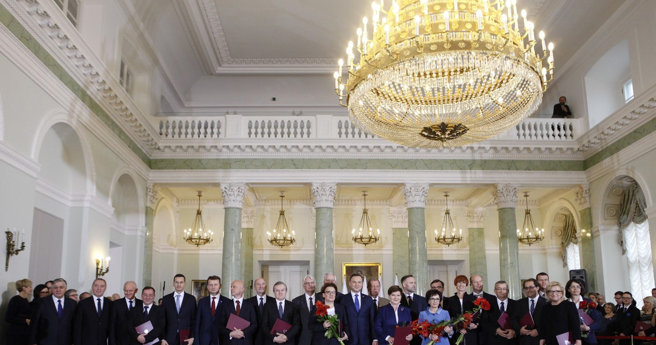 Powołanie Rady Ministrów pod przewodnictwem premier Beaty Szydło (16.11.2015 r.). Fot. Stefan Maszewski /Reporter