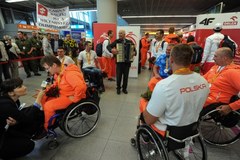 Powrót paraolimpijczyków z igrzysk w Rio de Janeiro