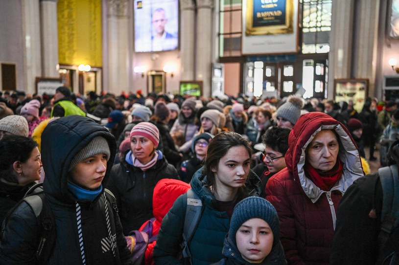 Powstanie rejestr dla uchodźców z Ukrainy /AFP