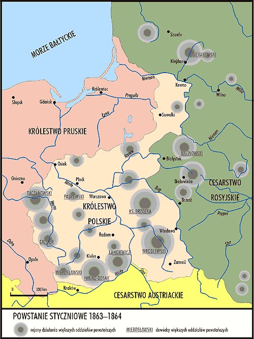 Powstanie styczniowe 1863-1864 /Encyklopedia Internautica