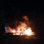 Pożar autobusów w Krośnie. Z ogniem walczyło 11 zastępów straży