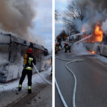 Pożar autobusu w Skarżysku-Kamiennej. Pasażerom udało się uciec