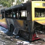 Pożar autobusu w stolicy