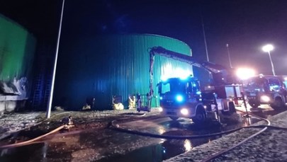 Pożar biogazowni w Dusznej Górce opanowany