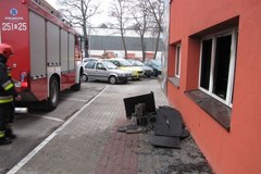 Pożar biurowca w Bydgoszczy