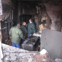 Pożar biurowca w Bydgoszczy