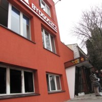 Pożar biurowca w Bydgoszczy