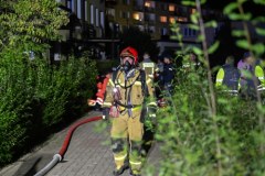 Pożar bloku w Koszalinie