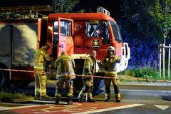 Pożar bloku w Poznaniu