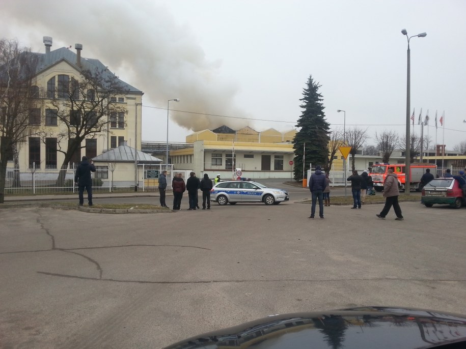 Pożar Browaru Namysłów w Braniewie /Gorąca Linia RMF FM /Gorąca Linia RMF FM