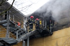 Pożar browaru w Braniewie