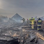 Pożar budynku gospodarczego. Spłonęło trzysta królików