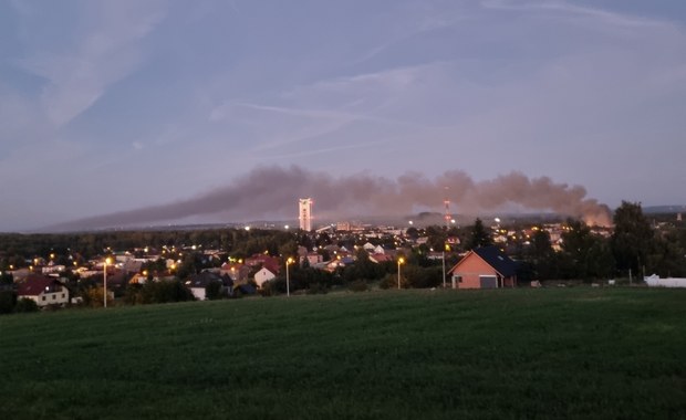 Pożar budynku gospodarczego w Lędzinach na Śląsku