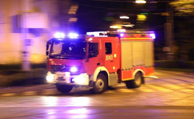 Pożar budynku wielorodzinnego w Żorach