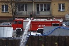 Pożar butli z acetylenem we Wrocławiu