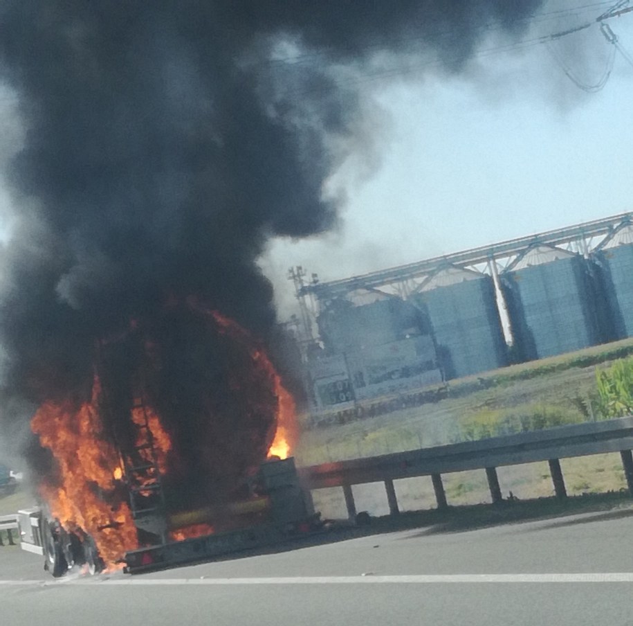 Pożar cysterny /Gorąca Linia /Gorąca Linia RMF FM