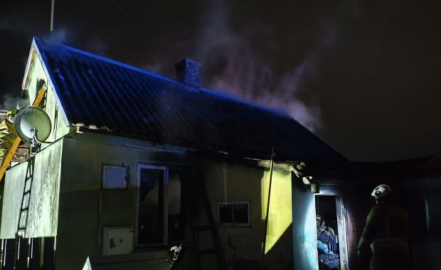 Pożar domu jednorodzinnego. Nie żyją dwie osoby