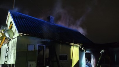 Pożar domu jednorodzinnego. Nie żyją dwie osoby