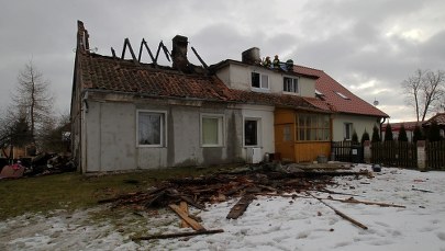 Pożar domu nieopodal Kętrzyna. Nie żyją dwie kobiety i dziecko